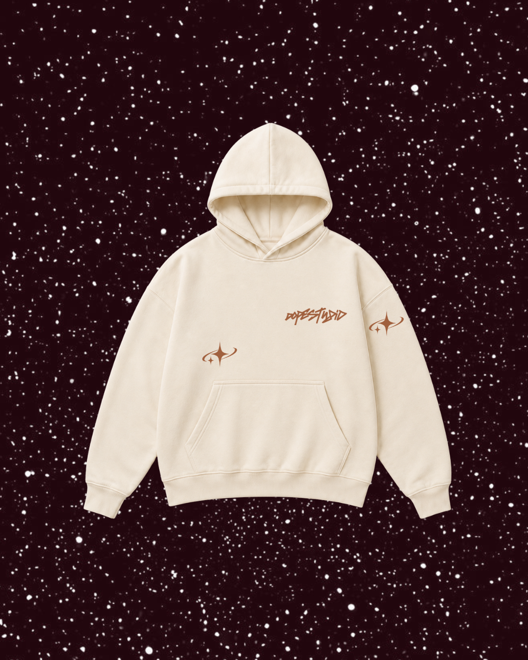 STARDUST HOODIE-OFF WHITE